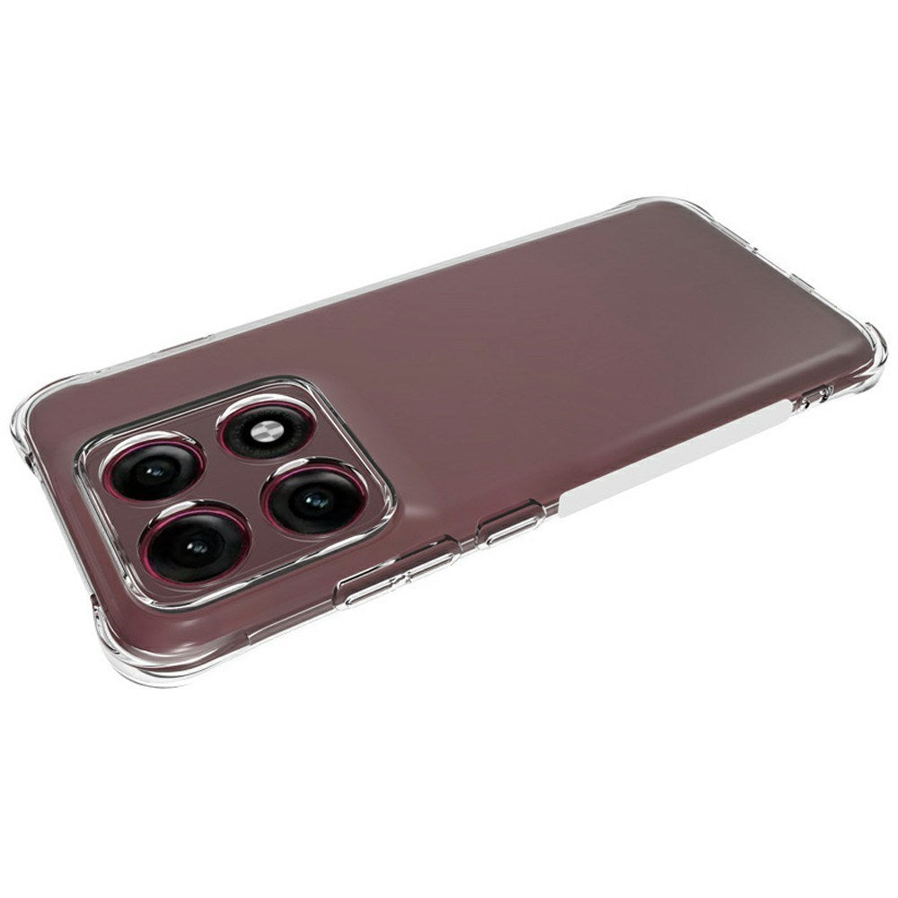Motorola Edge 70 Pro EIDERWOOD Fleksibelt Plast Bagside Cover m. Stødabsorberende Hjørner - Gennemsigtig