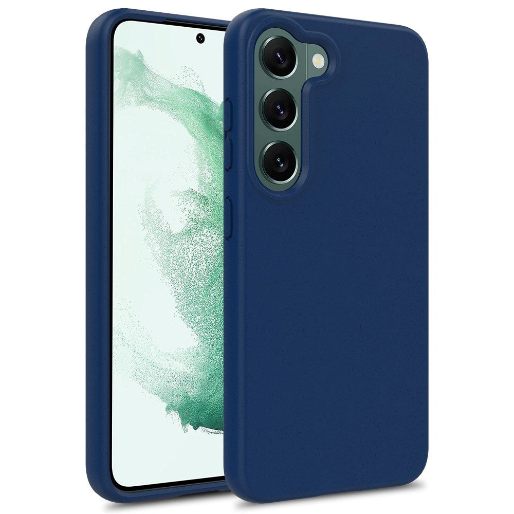 Samsung Galaxy S23 Matt fleksibelt plastbakdeksel - blå