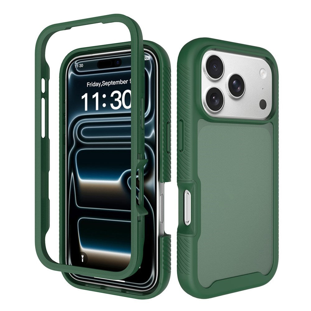 iPhone 18 Pro / 17 Pro EIDERWOOD Todelt Mat Hybrid Plast Bagside Cover - Grøn