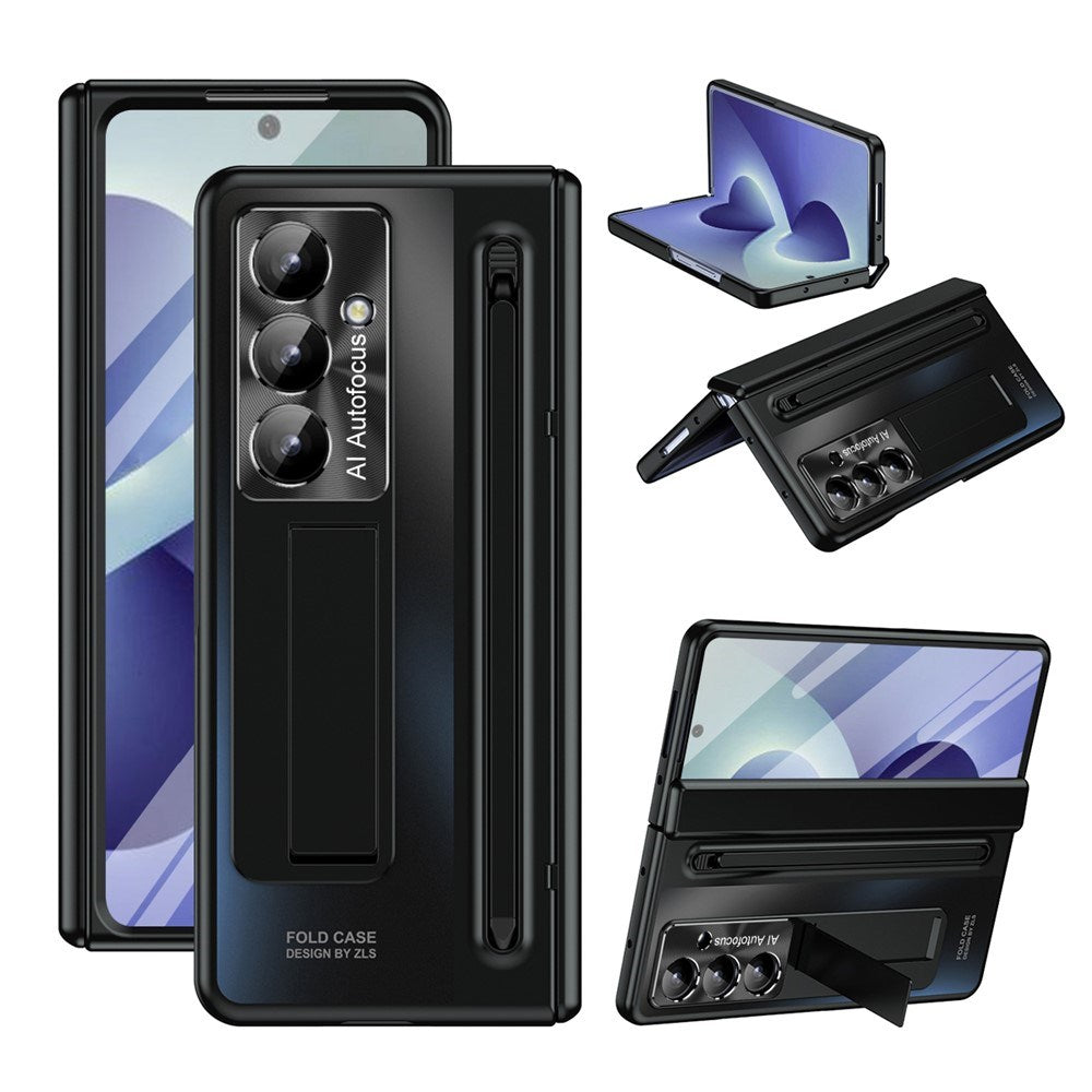 Samsung Galaxy Z Fold8 Ultra EIDERWOOD Cover m. Indbygget Styluspen & Ståfunktion - Sort
