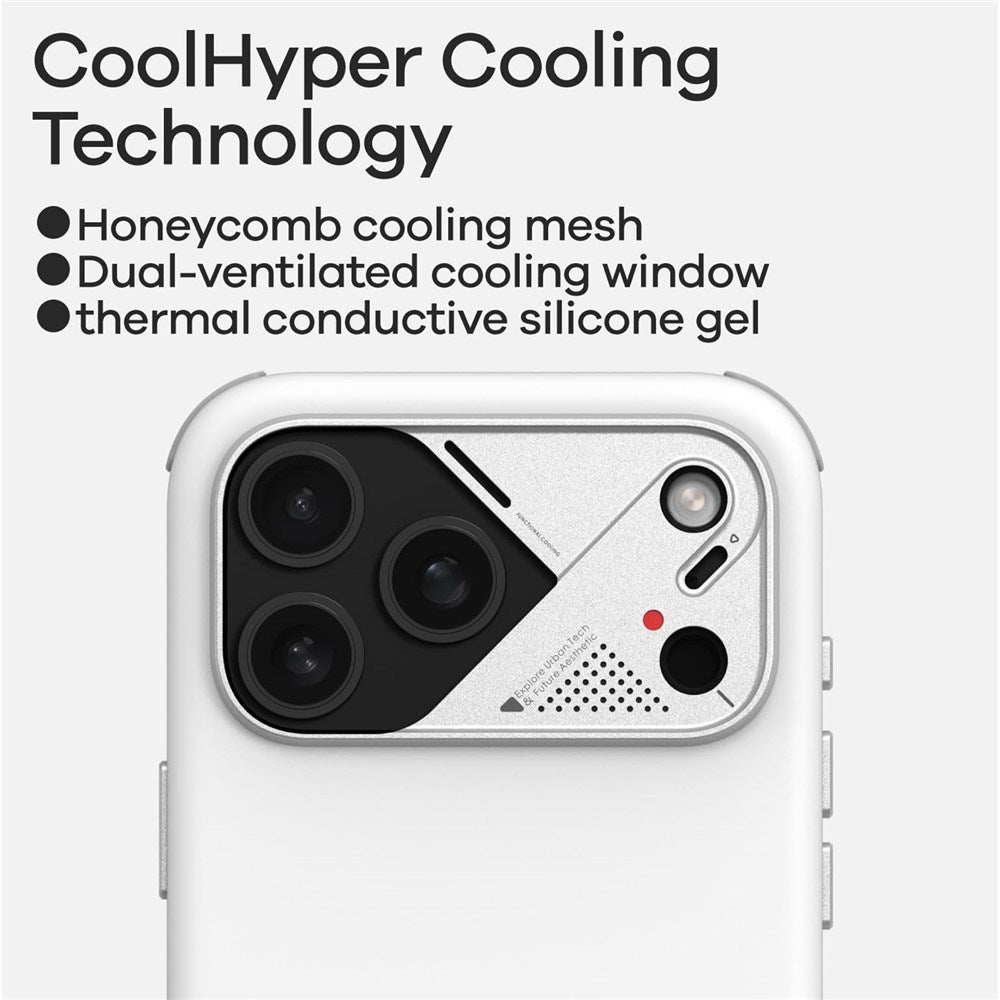 iPhone 17 Pro Max AULUMU Stødabsorberende Hybrid Mobilcover - MagSafe Kompatibel - Sort