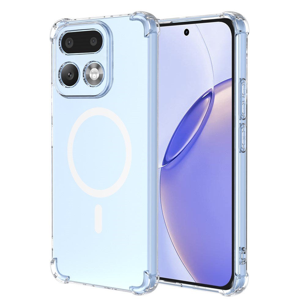 Realme 16 Pro EIDERWOOD Hybrid Plast Bagside Cover m. Stødabsorberende Hjørner - MagSafe Kompatibel - Gennemsigtig