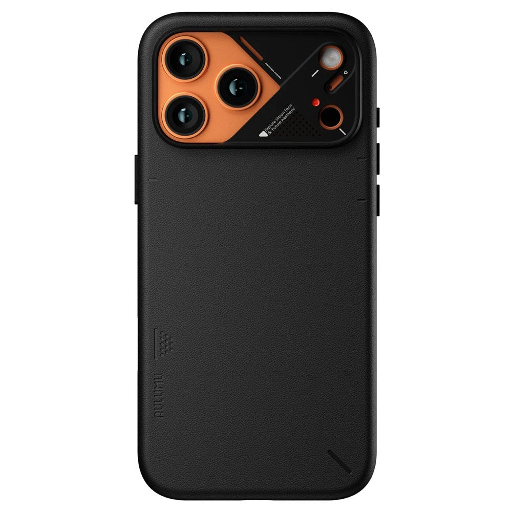 iPhone 17 Pro Max AULUMU Kunstlæder Mobilcover - MagSafe Kompatibel - Sort