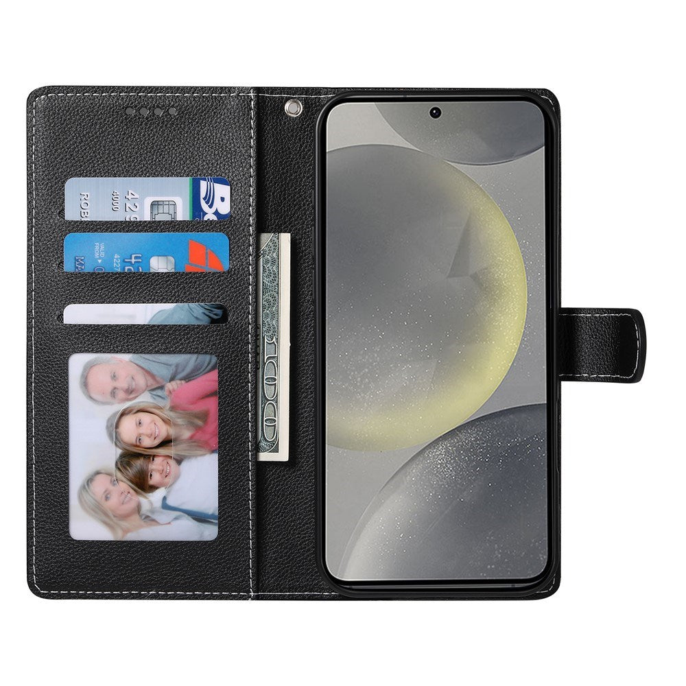 EIDERWOOD Samsung Galaxy S26 FE Flip Cover m. Ståfunktion og Strop - Sort