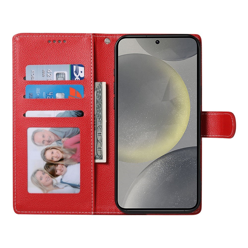 EIDERWOOD Samsung Galaxy S26 FE Flip Cover m. Ståfunktion og Strop - Rød