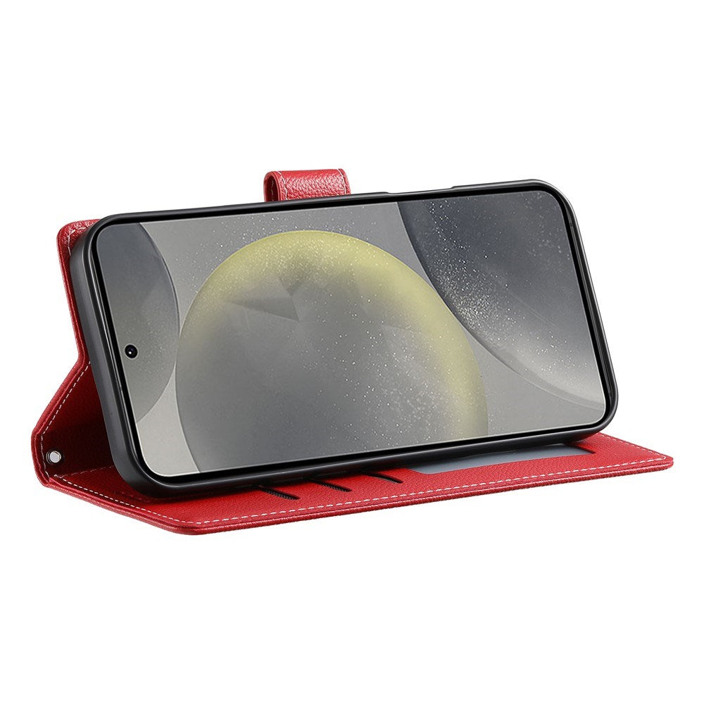 EIDERWOOD Samsung Galaxy S26 FE Flip Cover m. Ståfunktion og Strop - Rød