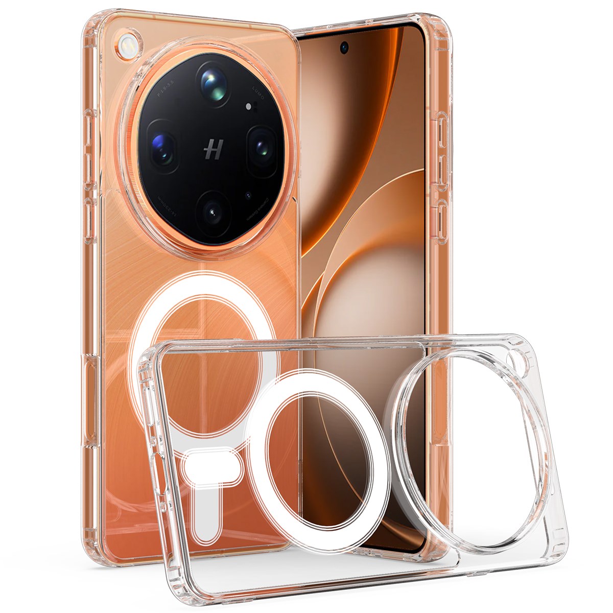 OPPO Find X9 Ultra EIDERWOOD Hybrid Mobilcover - MagSafe Kompatibel - Gennemsigtig