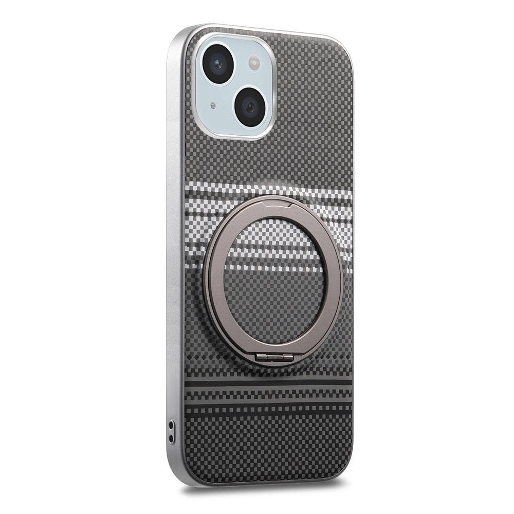 iPhone 14 / 13 EIDEROWOD Hybrid Plast Gradient Bagside Cover - MagSafe Kompatibel - Sort