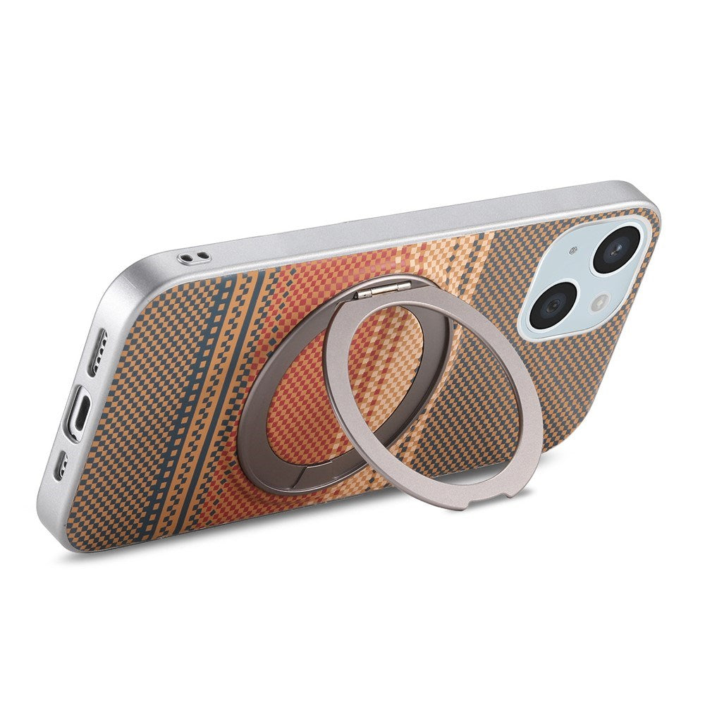 iPhone 14 / 13 EIDEROWOD Hybrid Plast Gradient Bagside Cover - MagSafe Kompatibel - Brun