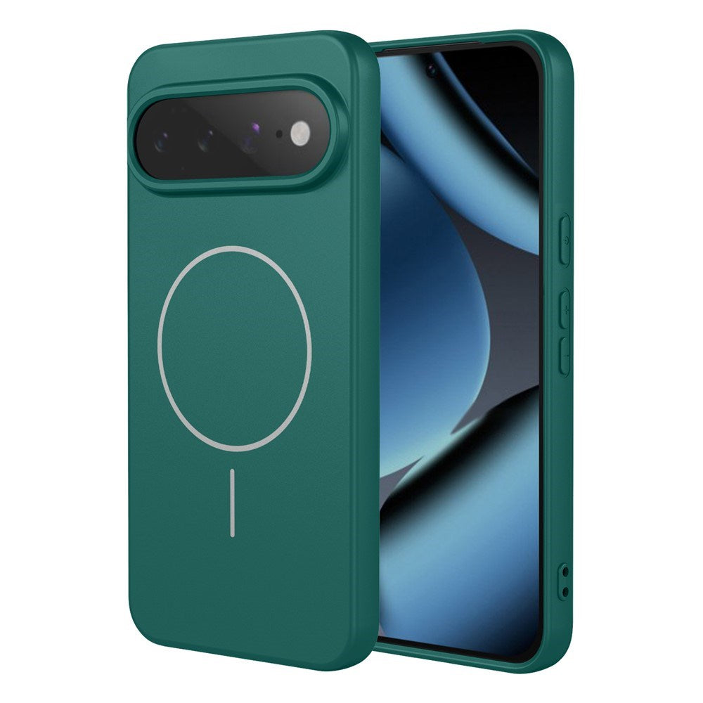 Google Pixel 11 Pro EIDERWOOD Fleksibelt Plast Bagside Cover m. Foret Inderside - MagSafe Kompatibel - Mørkegrøn