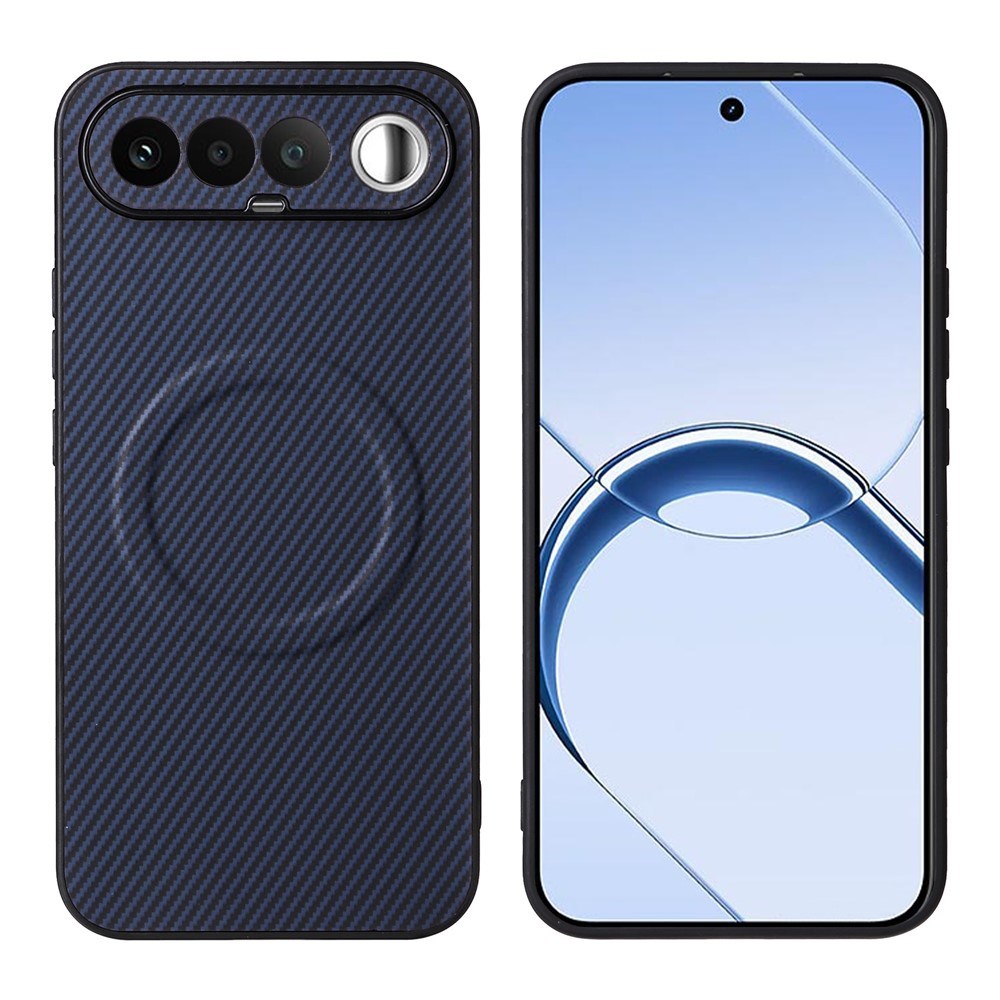 Realme 16 EIDERWOOD Hybrid Carbon Bagside Cover - MagSafe Kompatibel - Blå