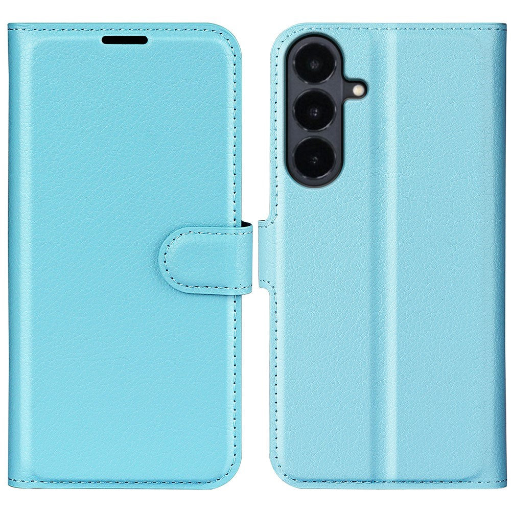 Samsung Galaxy S26 FE EIDERWOOD Kunstlæder Flipcover - Kortholder & Ståfunktion - Blå