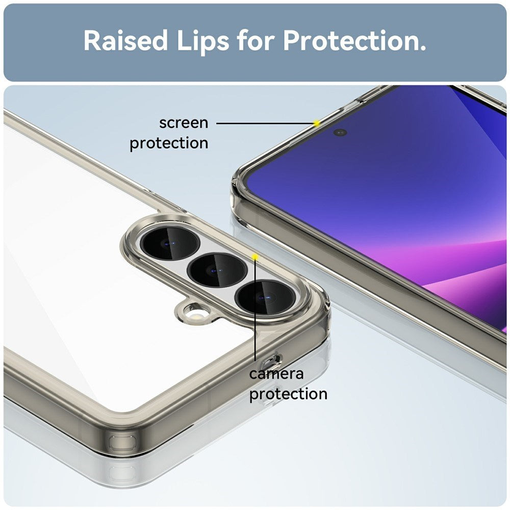 Samsung Galaxy S26 FE EIDERWOOD Hybrid Cover - Gennemsigtig / Grå