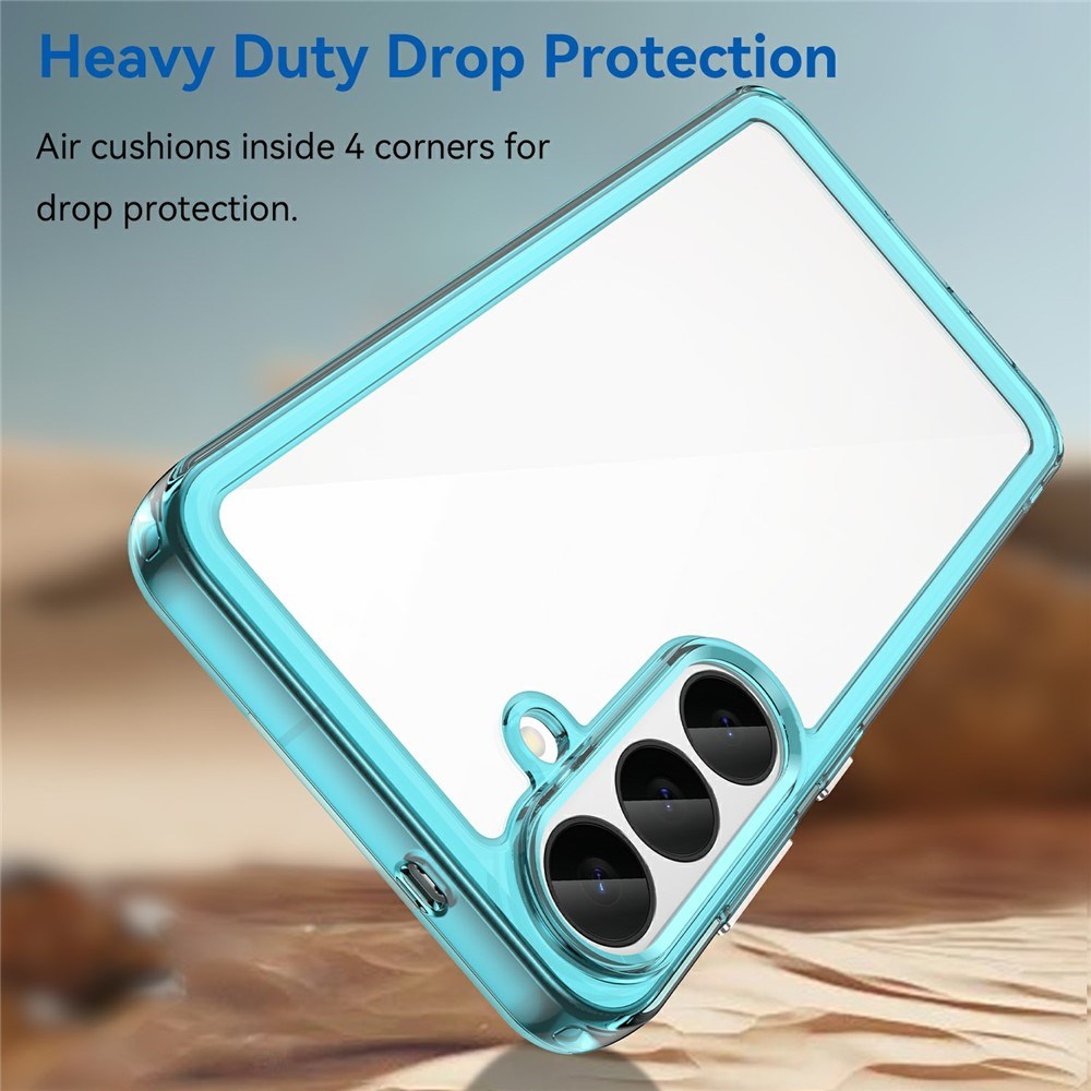 Samsung Galaxy S26 FE EIDERWOOD Hybrid Cover - Gennemsigtig / Turkis