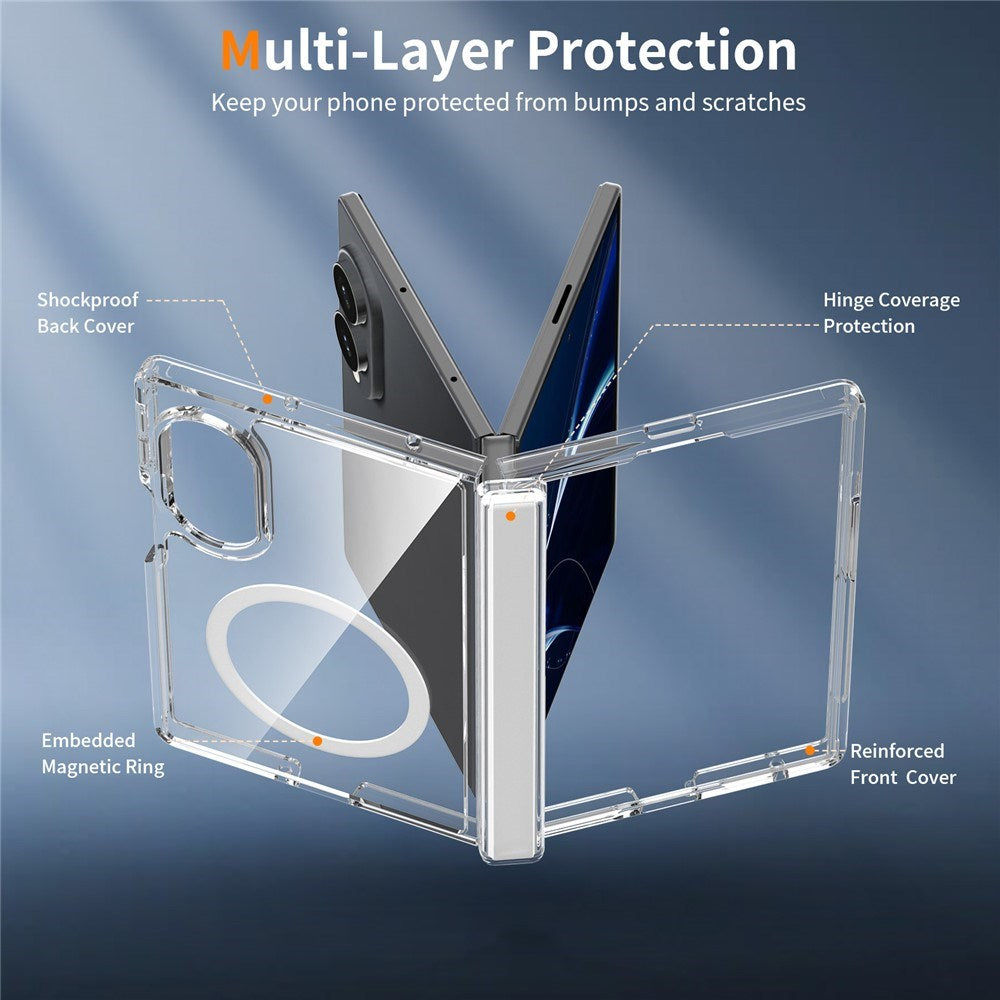 Samsung Galaxy Z Fold8 EIDERWOOD Hybrid Beskyttelsescase - MagSafe Kompatibel - Gennemsigtig