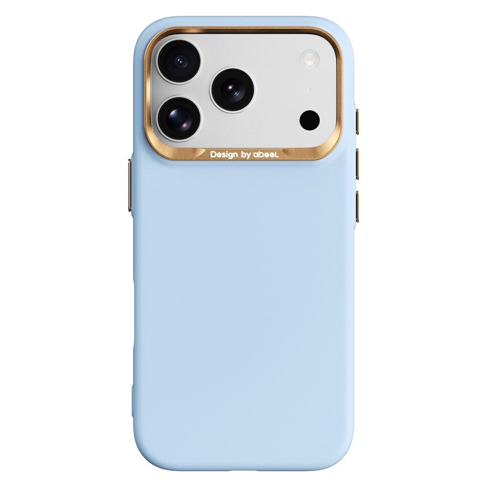 ABEEL iPhone 18 Pro / 17 Pro Hårdt Soft-Touch Plast Bagside Cover - MagSafe Kompatibel - Lyseblå