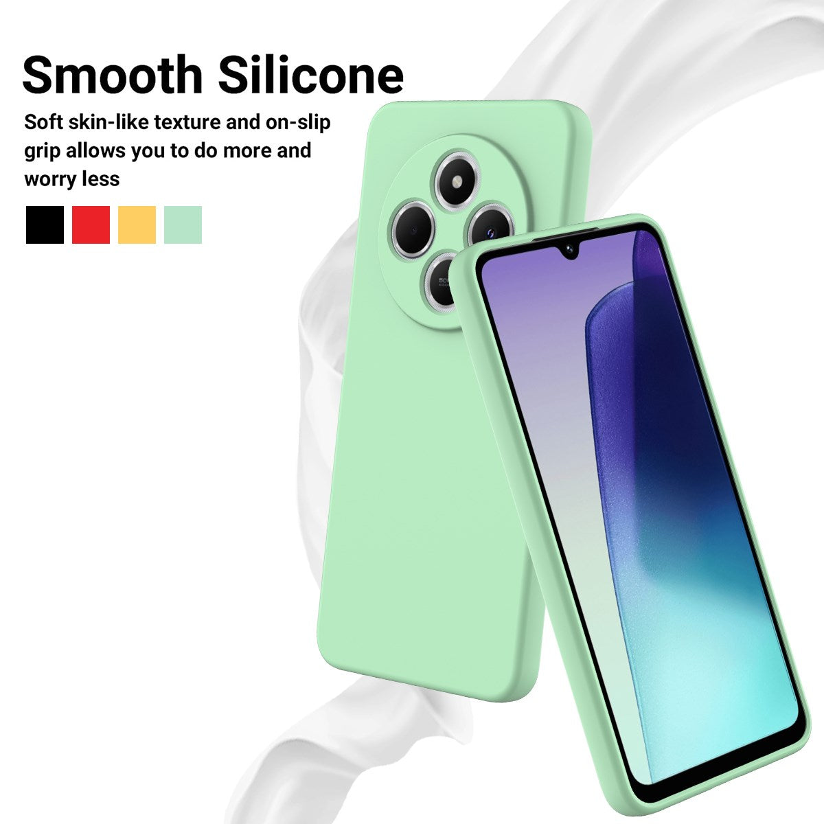 EIDERWOOD Xiaomi Redmi 17C (4G) Silikone Cover m. Strop - Grøn