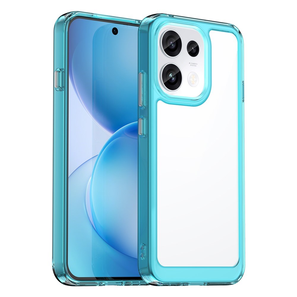 OPPO Reno16 F (5G) EIDERWOOD Hybrid Mobilcover - Gennemsigtig / Turkis
