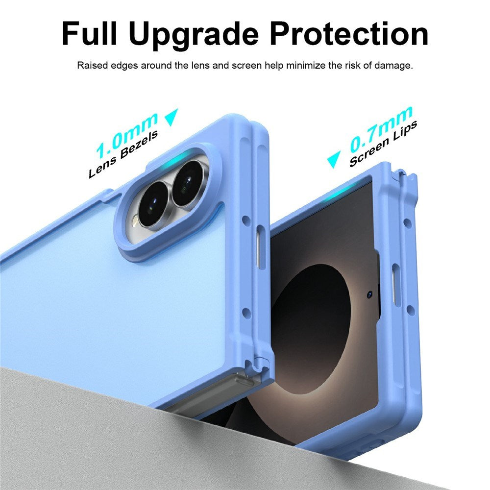 Samsung Galaxy Z Fold8 EIDERWOOD Mat Hybrid Mobilcover - Lyseblå