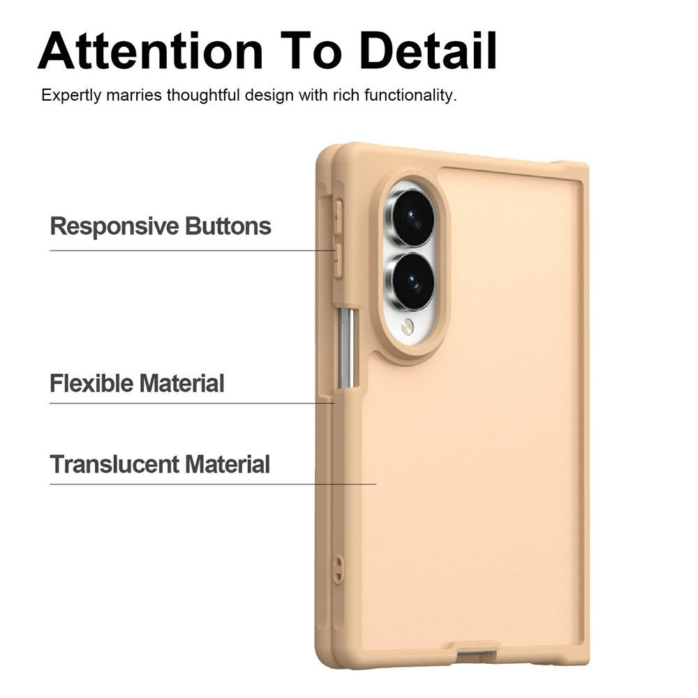 Samsung Galaxy Z Fold8 EIDERWOOD Mat Hybrid Mobilcover - Gul
