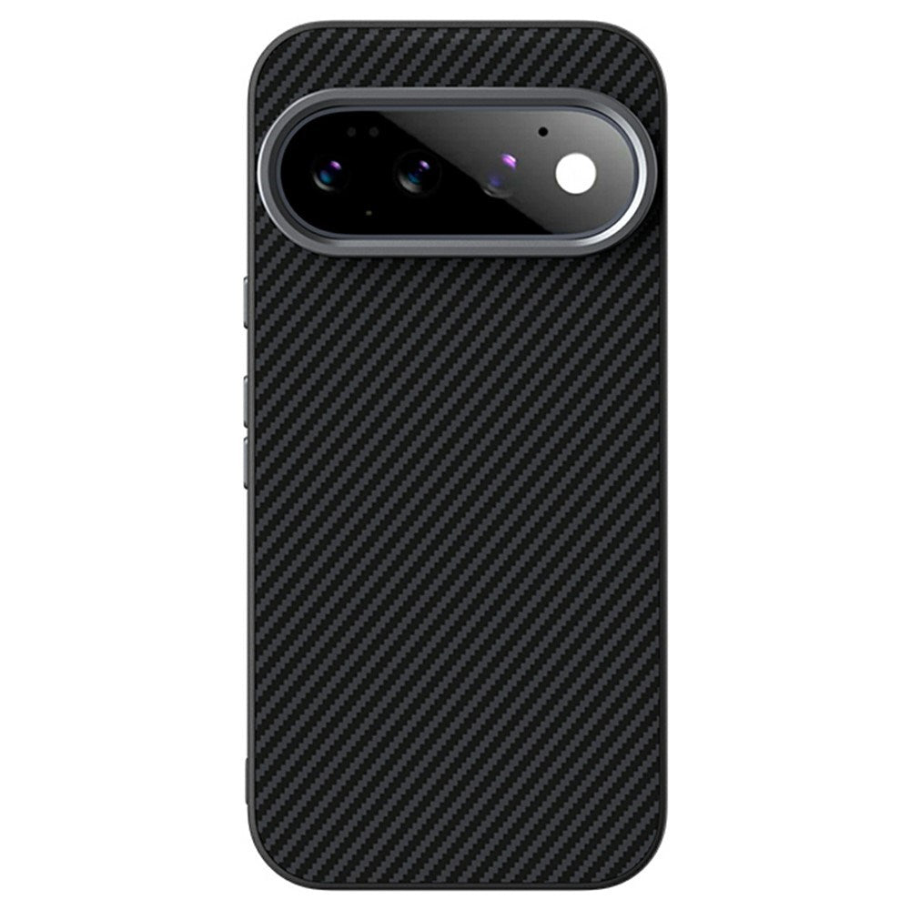 Google Pixel 11 Pro ABEEL Hybrid Mobilcover m. Karbonfibretekstur - Sort