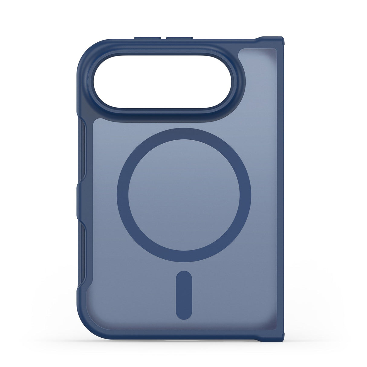 DUX DUCIS Yind Series iPhone Fold Hybrid Bagside Cover - MagSafe Kompatibel - Mat Blå