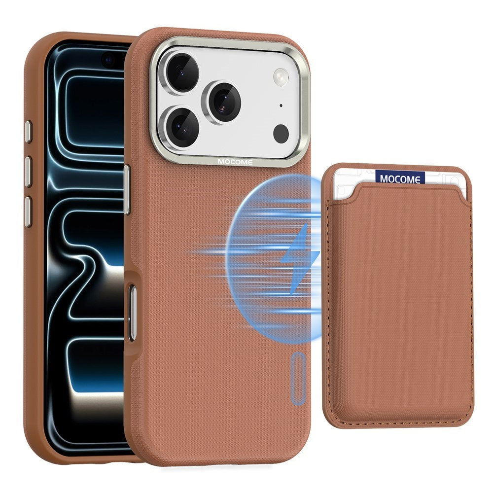 iPhone 18 Pro EIDERWOOD Kunstlæder Cover m. Aftagelig Kortholder - MagSafe Kompatibel - Brun