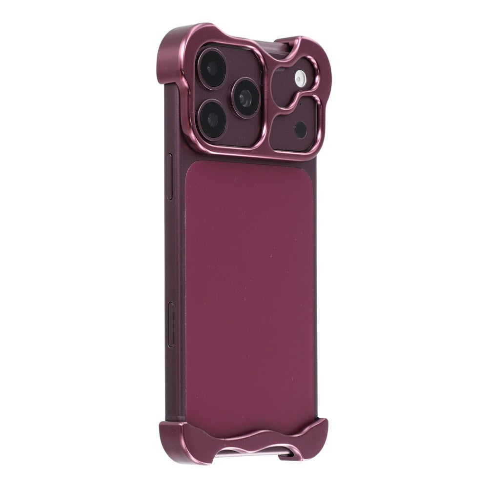 iPhone 18 Pro Max 2-i-1 Metal Bumper Cover - Lilla