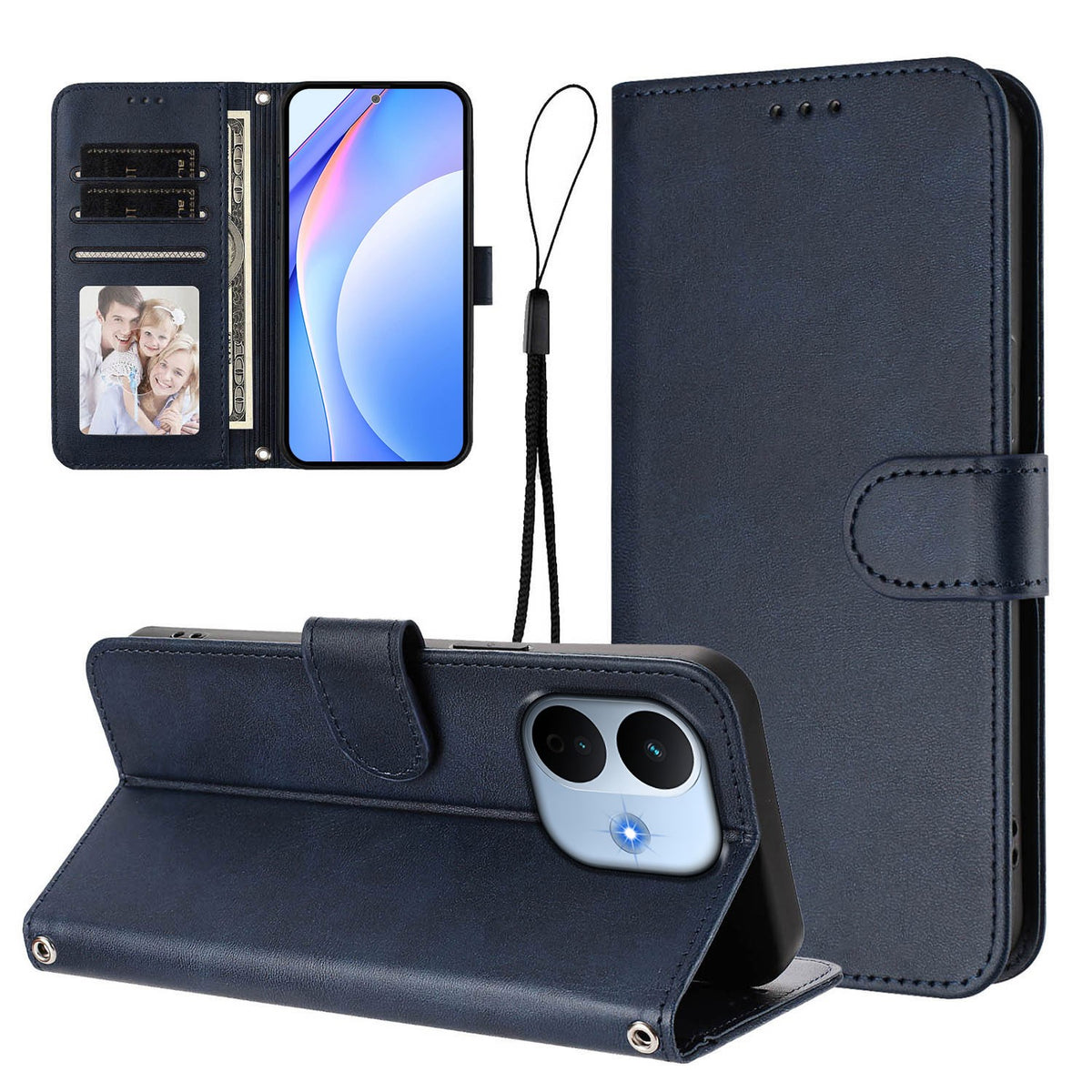 Xiaomi Redmi Note 17 Pro Max (5G) EIDERWOOD Kunstlæder Flip Cover - Blå