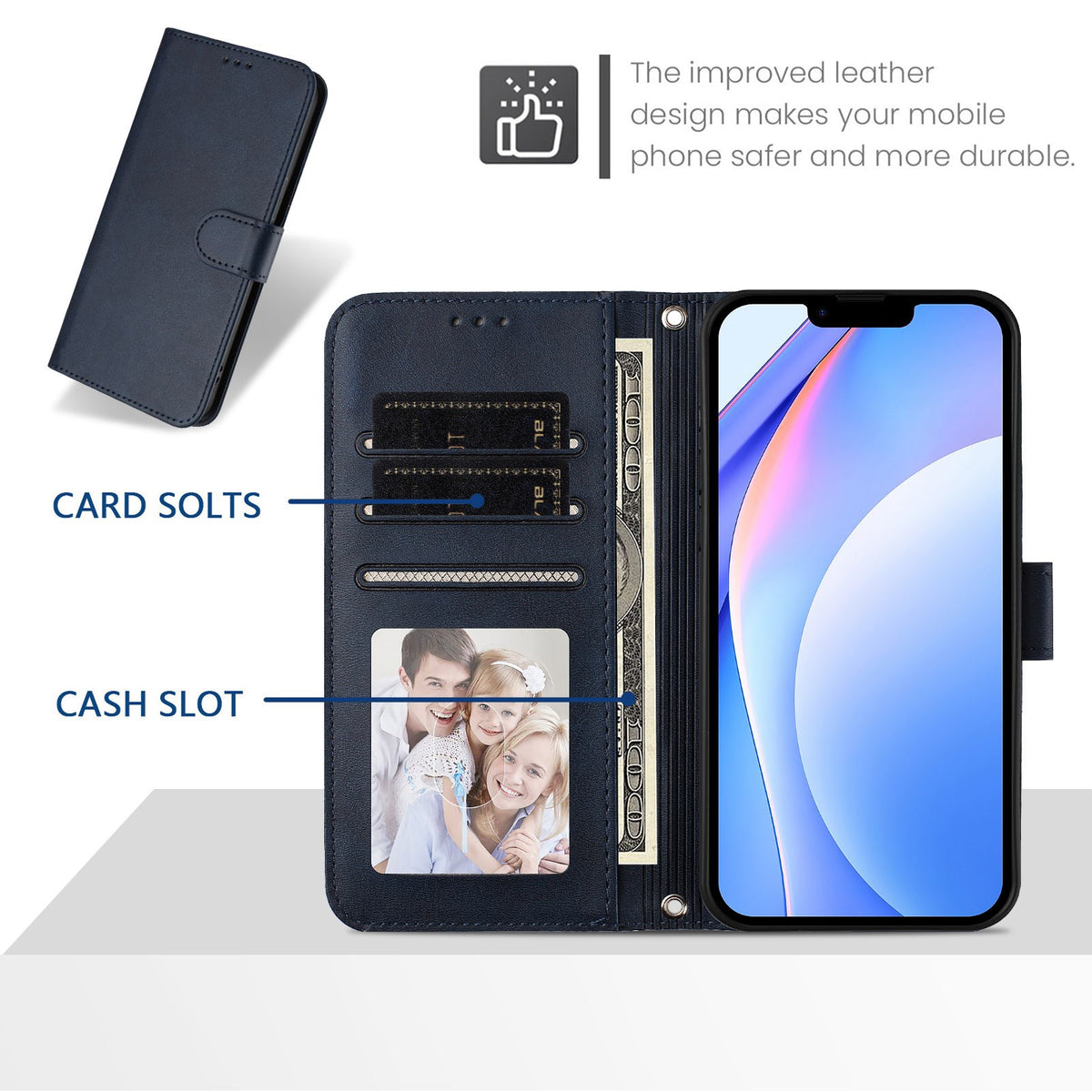 Xiaomi Redmi Note 17 Pro Max (5G) EIDERWOOD Kunstlæder Flip Cover - Blå