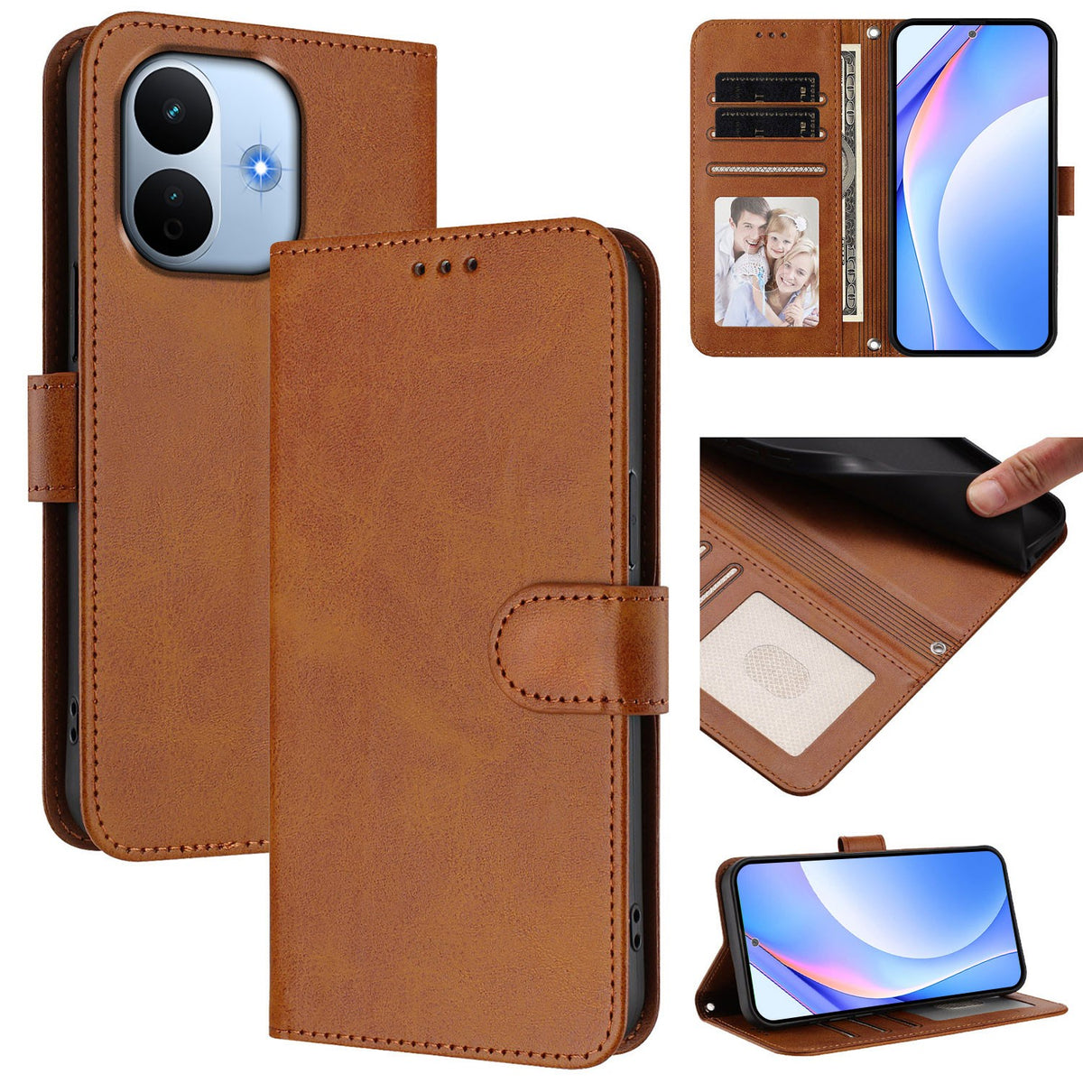 Xiaomi Redmi Note 17 Pro Max (5G) EIDERWOOD Kunstlæder Flip Cover - Brun