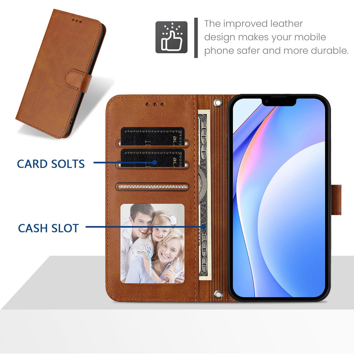 Xiaomi Redmi Note 17 Pro Max (5G) EIDERWOOD Kunstlæder Flip Cover - Brun