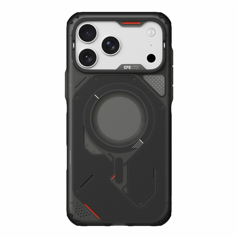 AULUMU iPhone 18 Pro / 17 Pro Fleksibelt Plastik Cover - MagSafe Kompatibel - Sort