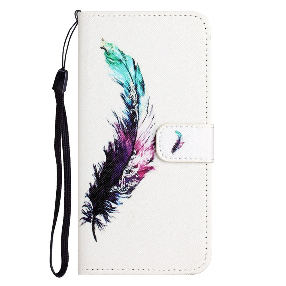 EIDERWOOD Samsung Galaxy S26 FE Flip Cover m. Ståfunktion og Strop - Fjer