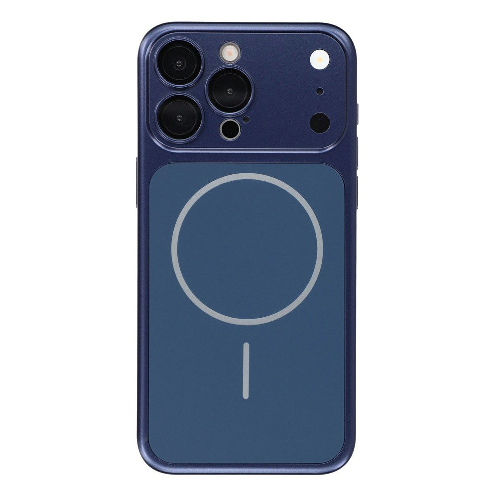 iPhone 15 Pro EIDERWOOD Hårdt Plast Bagside Cover m. Kamerabeskytter - MagSafe Kompatibel - Mørkeblå