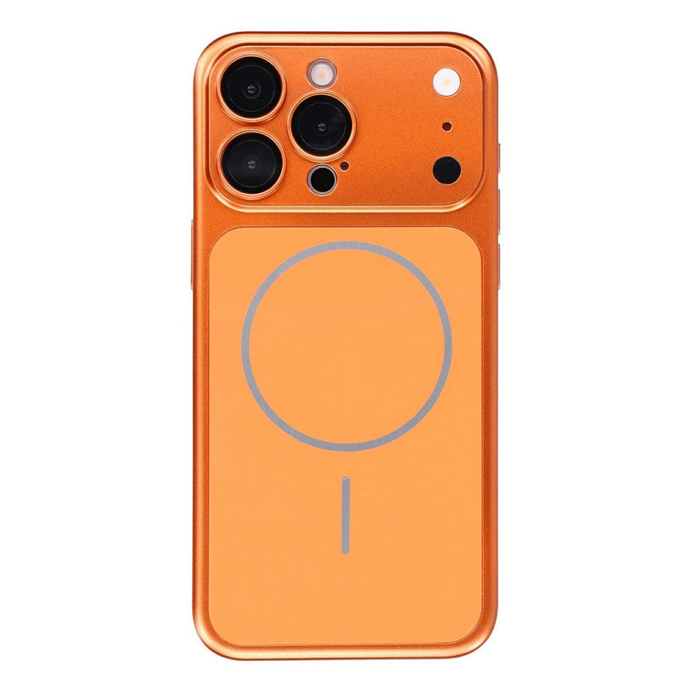 iPhone 15 Pro EIDERWOOD Hårdt Plast Bagside Cover m. Kamerabeskytter - MagSafe Kompatibel - Orange