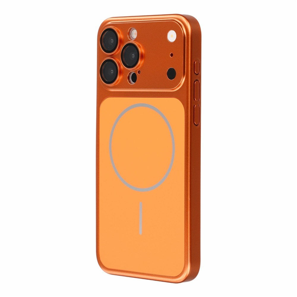 iPhone 15 Pro EIDERWOOD Hårdt Plast Bagside Cover m. Kamerabeskytter - MagSafe Kompatibel - Orange