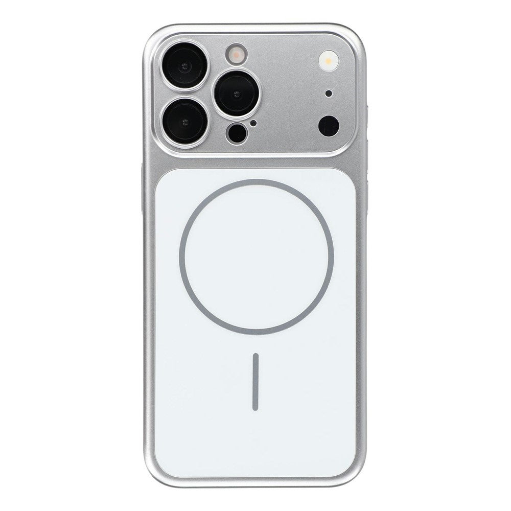iPhone 15 Pro EIDERWOOD Hårdt Plast Bagside Cover m. Kamerabeskytter - MagSafe Kompatibel - Sølv
