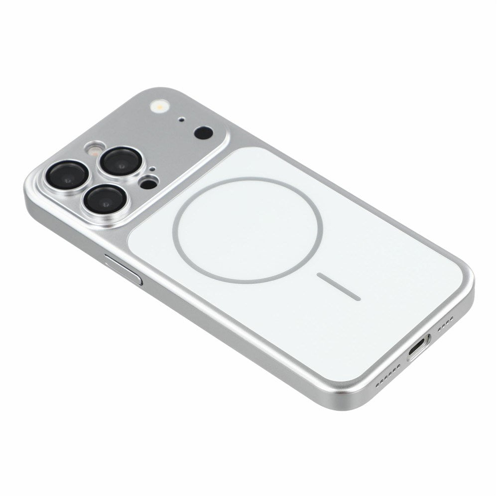 iPhone 15 Pro EIDERWOOD Hårdt Plast Bagside Cover m. Kamerabeskytter - MagSafe Kompatibel - Sølv