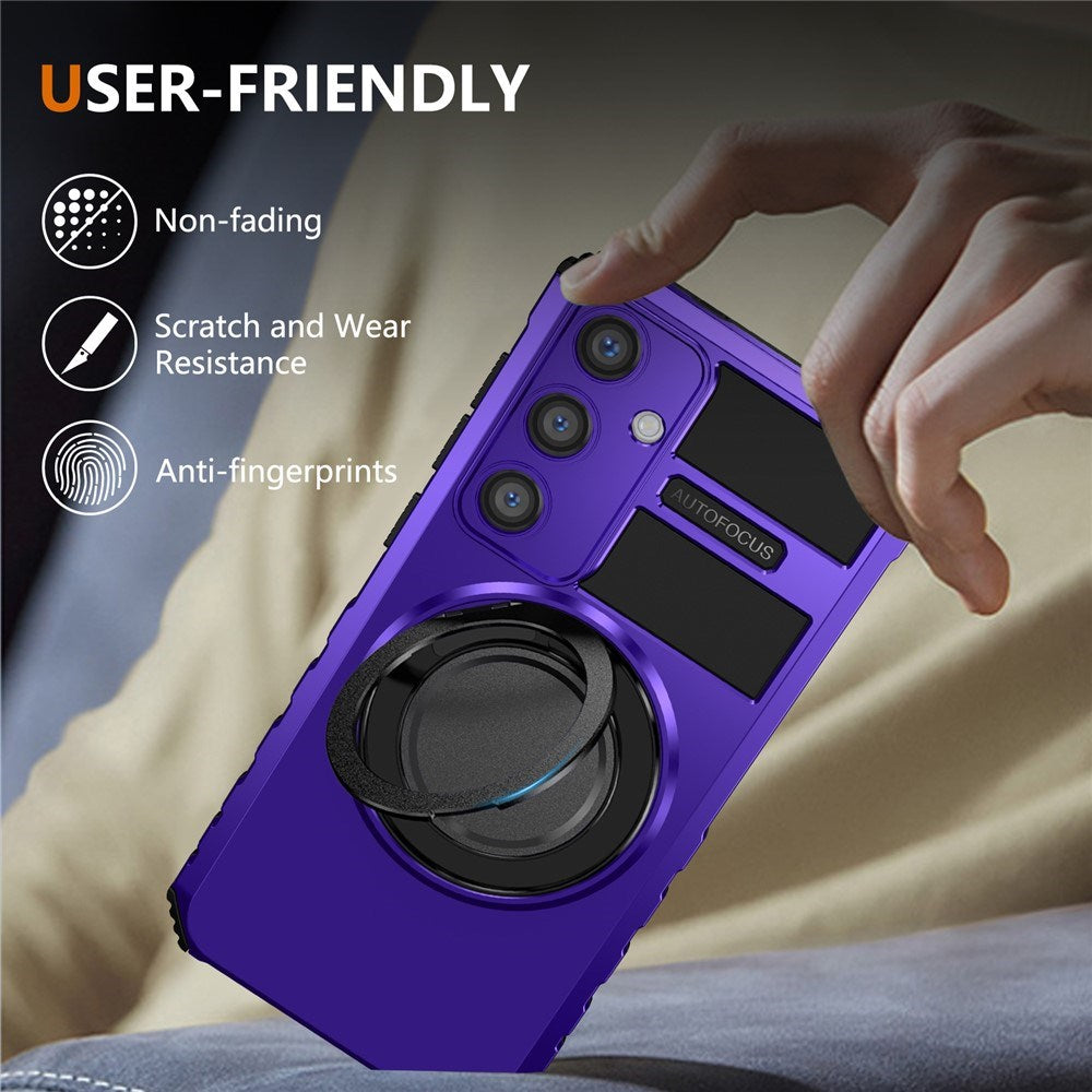 EIDERWOOD Samsung Galaxy S26 FE / S25 Håndværker Case m. Magnetisk Kickstand - Lilla
