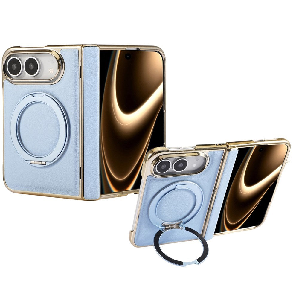 iPhone Duo EIDERWOOD Kunstlæder Cover m. Kickstand - MagSafe Kompatibel - Blå