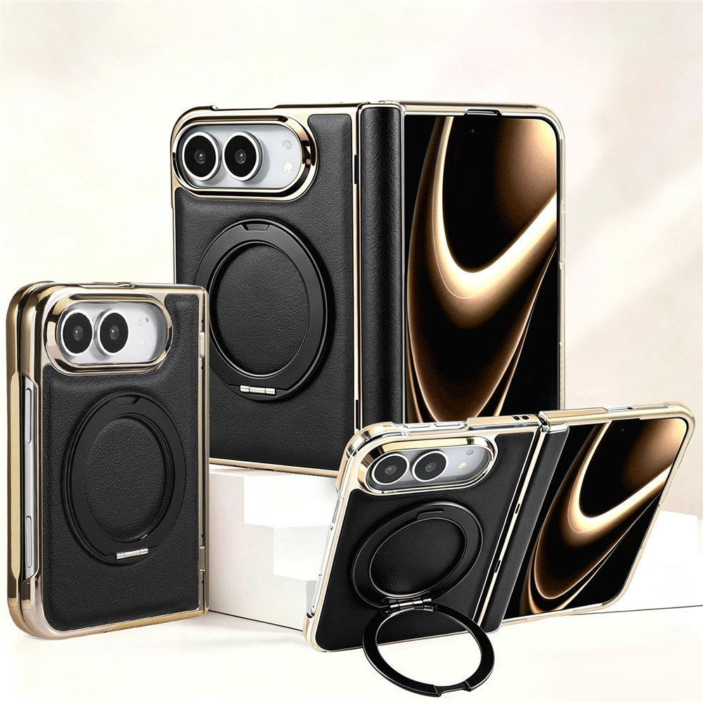 iPhone Duo EIDERWOOD Kunstlæder Cover m. Kickstand - MagSafe Kompatibel - Hvid