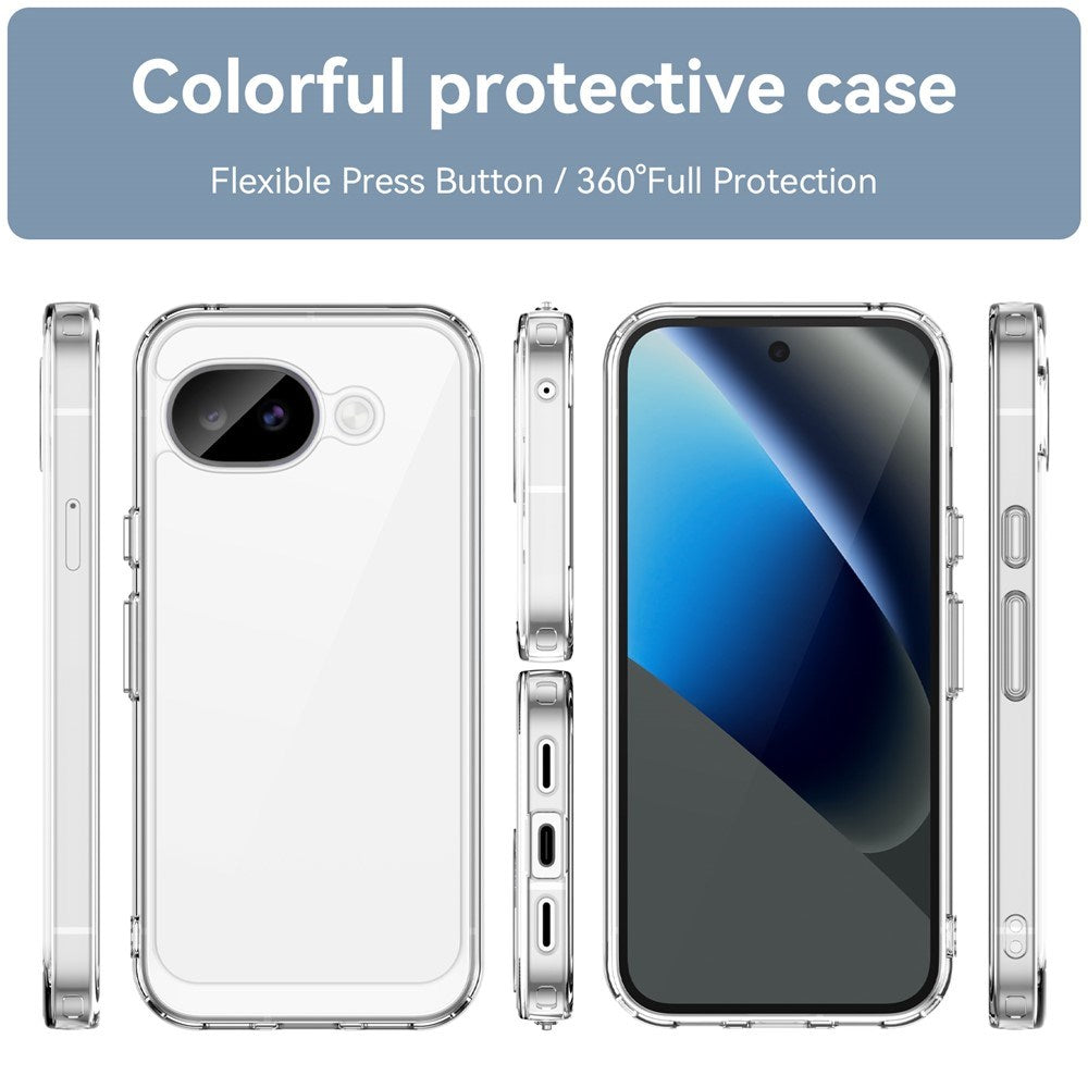 Google Pixel 11a EIDERWOOD Hybrid Plast Bagside Cover - Gennemsigtig