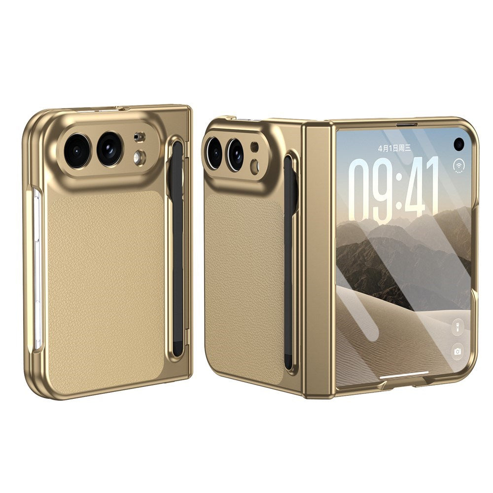 EIDERWOOD iPhone Duo Mobil Cover m. Stylus og Skærmbeskyttelse - Guld