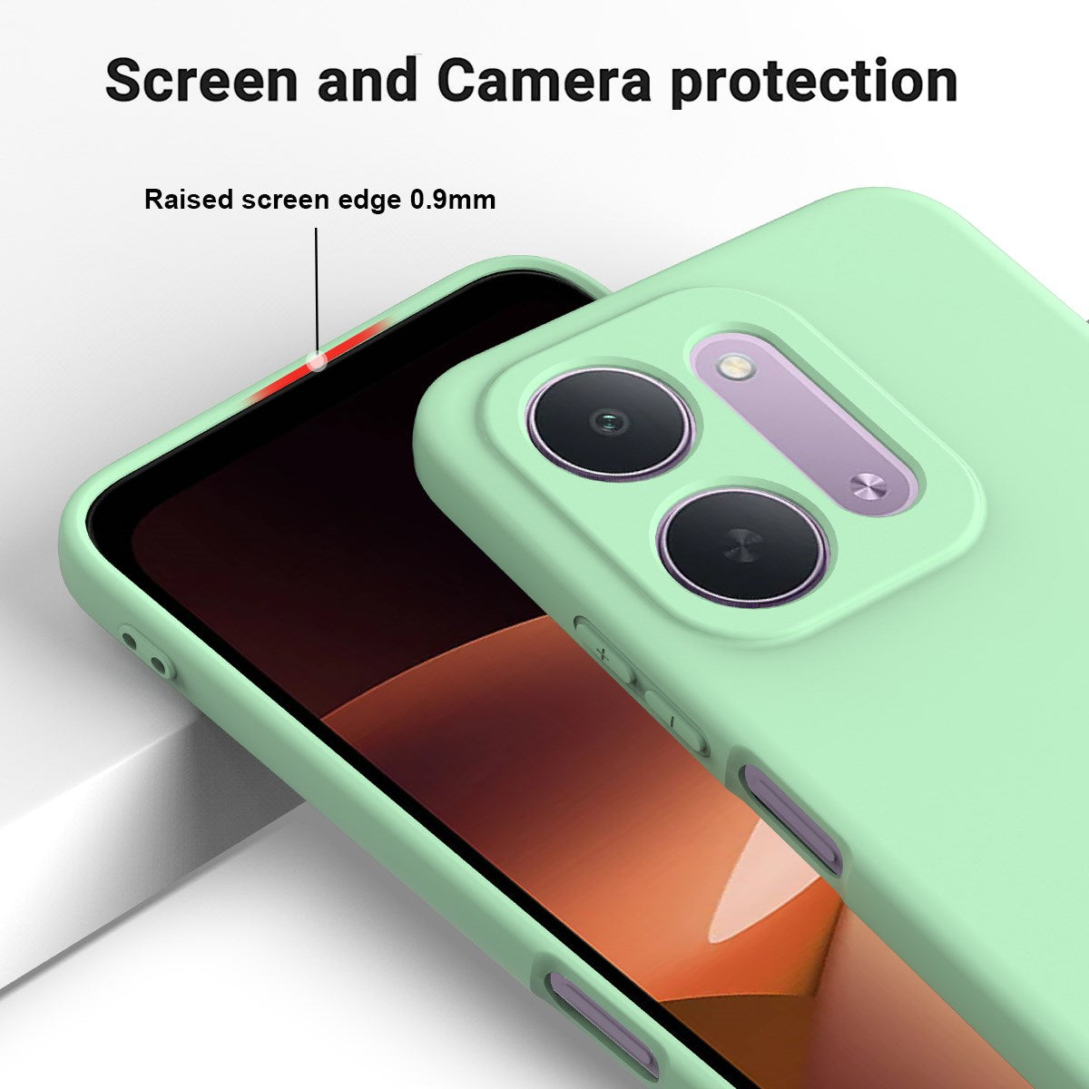 EIDERWOOD Xiaomi Redmi 17C (5G) Silikone Mobil Cover m. Strop - Grøn