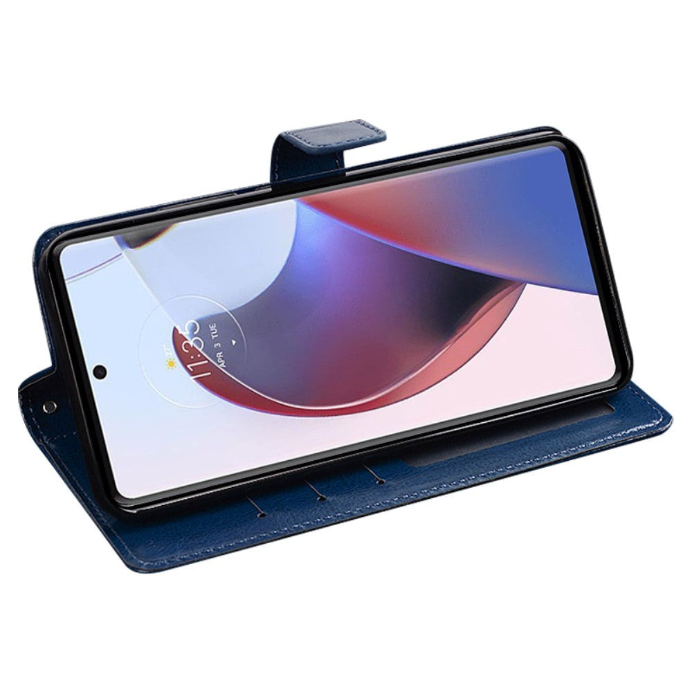 Motorola Moto G13 / G23 / G53 Flip Cover m. Kortholder - Brun