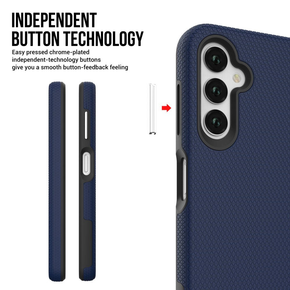 Samsung Galaxy A14 (5G) Craftsman Hybrid Bakdeksel - Blå