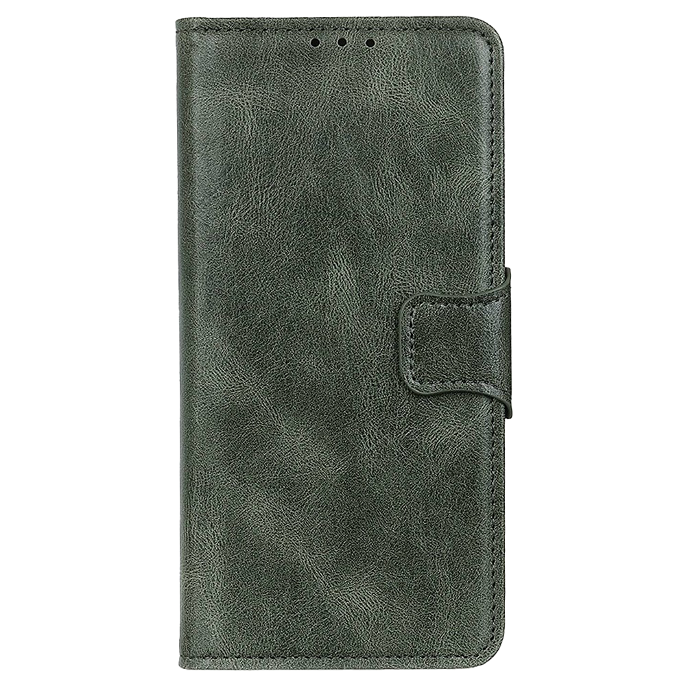 Motorola Edge 40 Pro Leather Flip Cover m. Lommebok- og stativfunksjon - Grønn