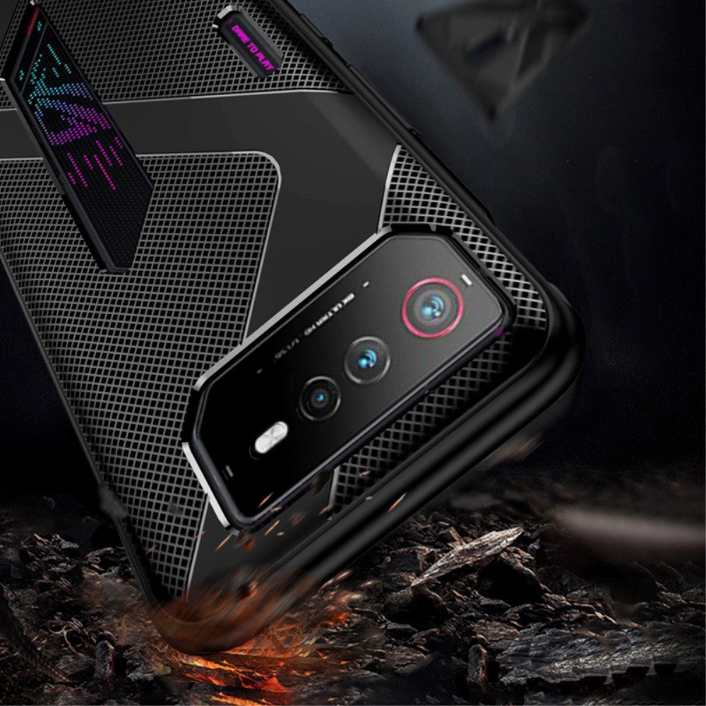 Asus ROG Phone 6 Carbon fleksibelt plastdeksel - svart