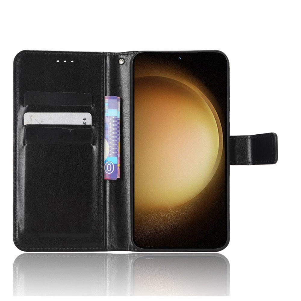 EIDERWOOD - Samsung Galaxy S23+ (Plus) - Kunstlæder Flip Cover m. Kortholder & Ståfunktion - Sort